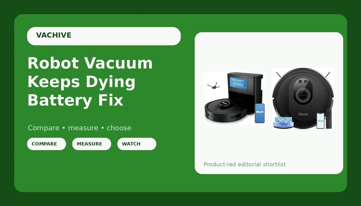 Robot Vacuum Keeps Dying Battery Fix - VacHive review with measurements and honest opinion